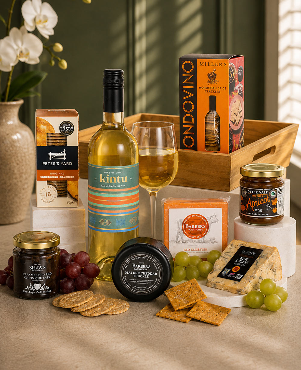The Farmhouse Summer Gift Tray<br/>(Gift Hampers Sheffield) The Farmhouse Summer Gift Tray<br/>(Gift Hampers Sheffield)